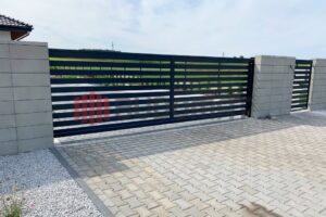Brama wjazdowa Bydgoszcz - przesuwna SZMARAGD - BUDOMAT 